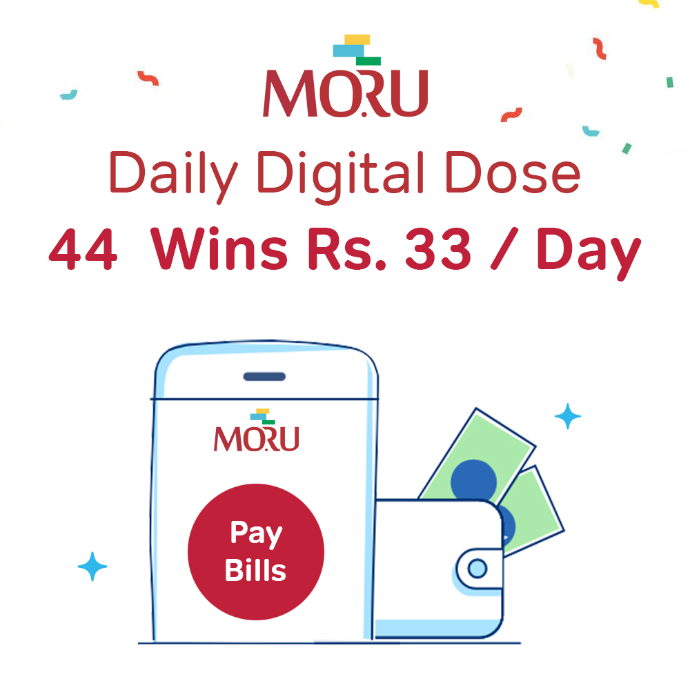DAILY DIGITAL DOSE: 44 Wins Rs. 33/Day